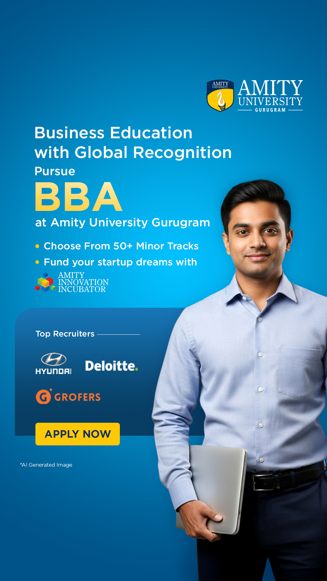 Amity University Gurugram Facebook ad