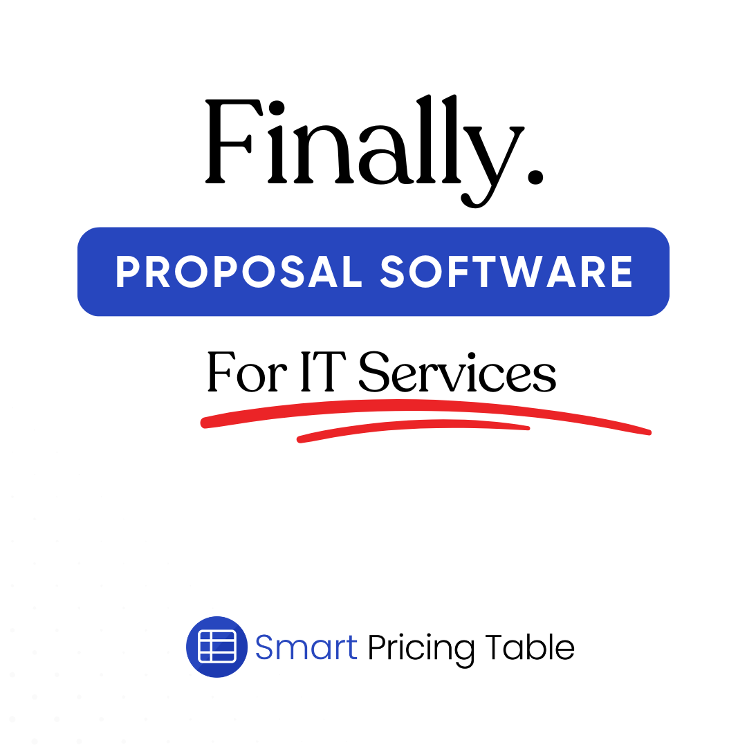 Smart Pricing Table Facebook ad