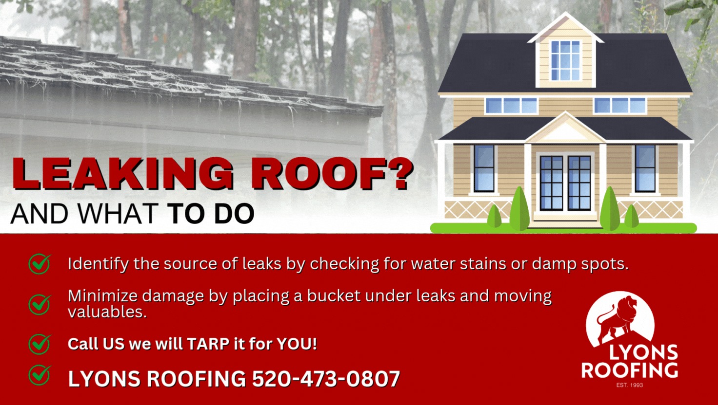 Lyons Roofing Facebook ad: Roofing Company in Phoenix, AZ