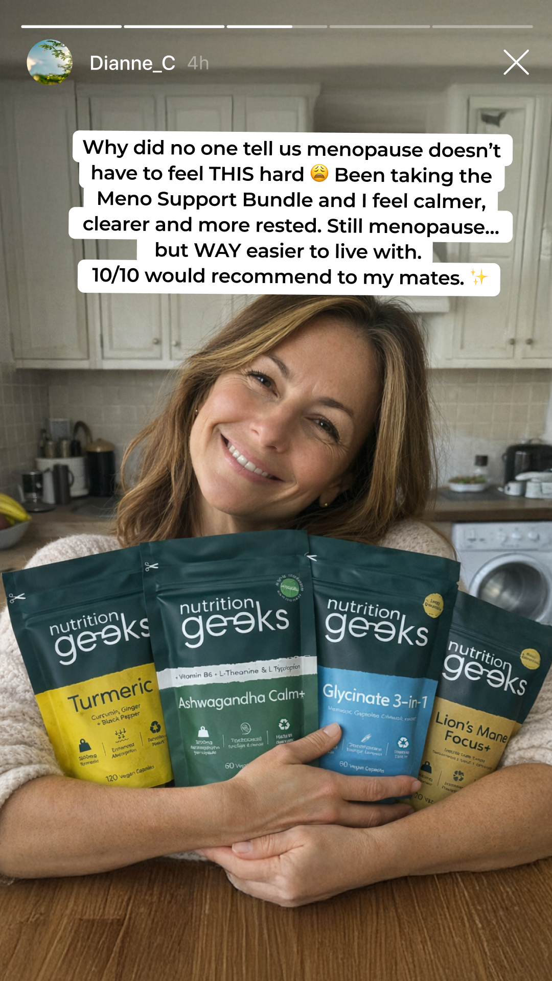 Nutrition Geeks Facebook ad