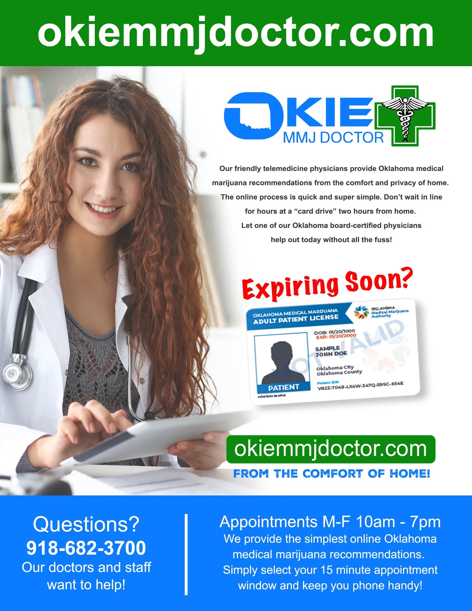 Okie MMJ Doctor Facebook ad