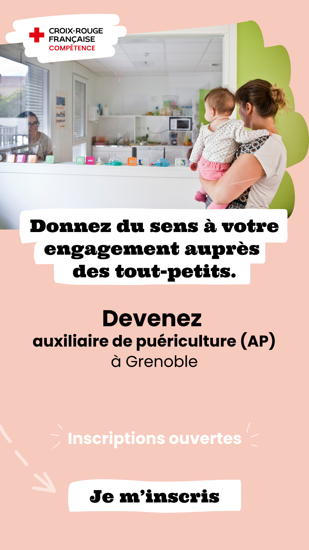 Croix-Rouge Compétence Facebook ad from Oct 1, 2026