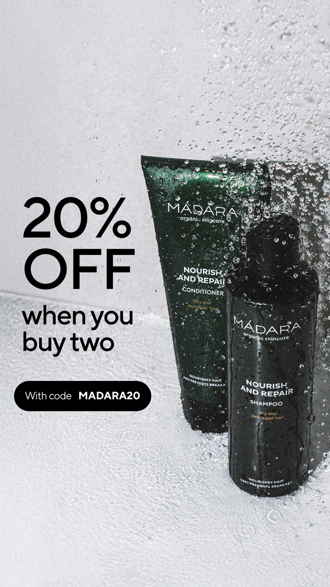 Mádara Organic Skincare Facebook ad