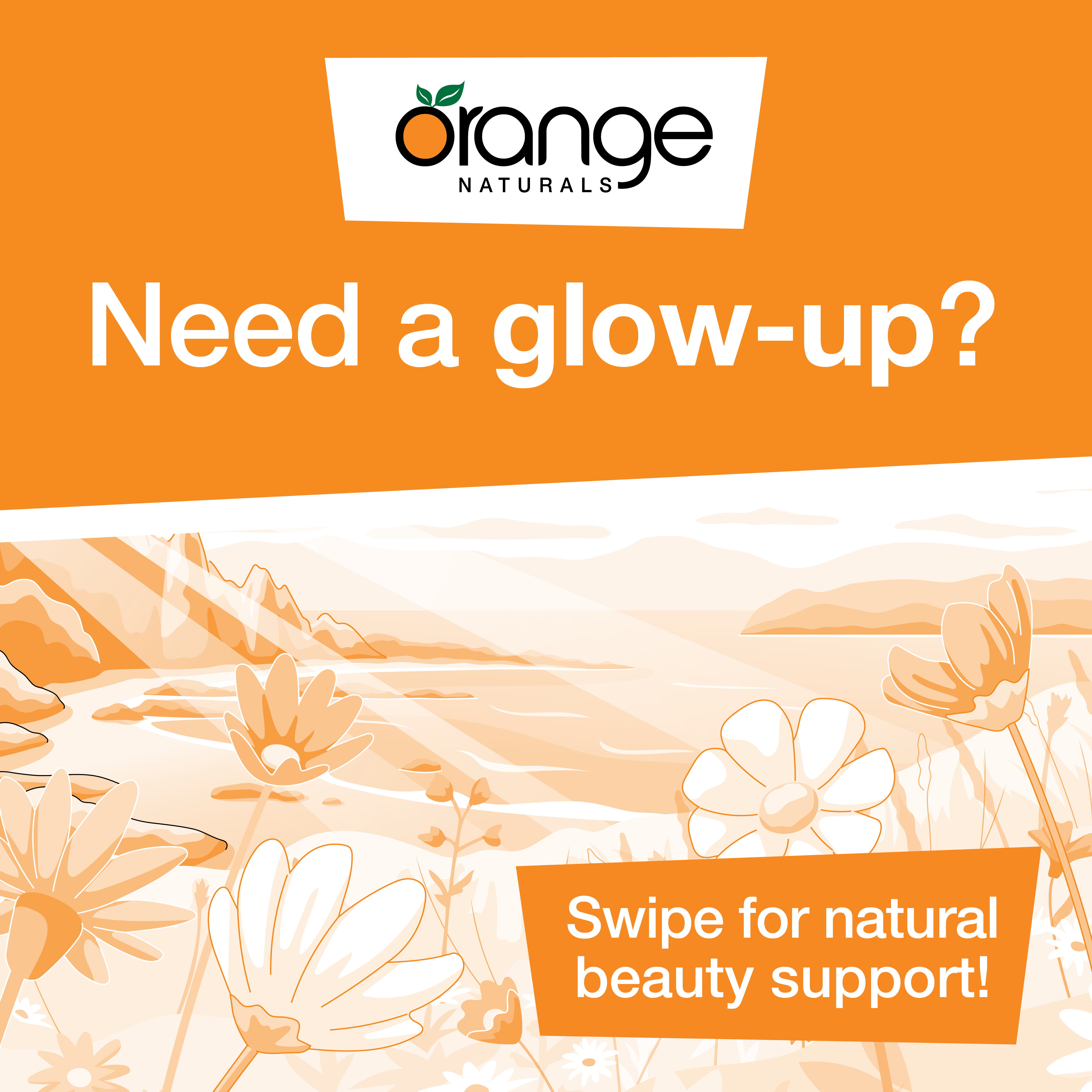 Orange Naturals Facebook ad