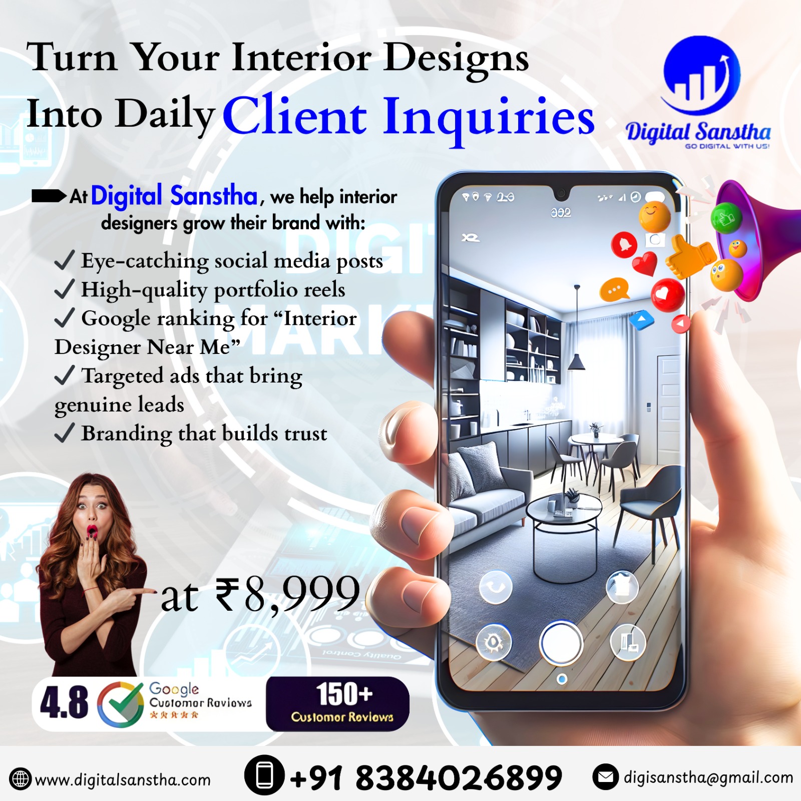Digital Sanstha Facebook ad: Chat with us