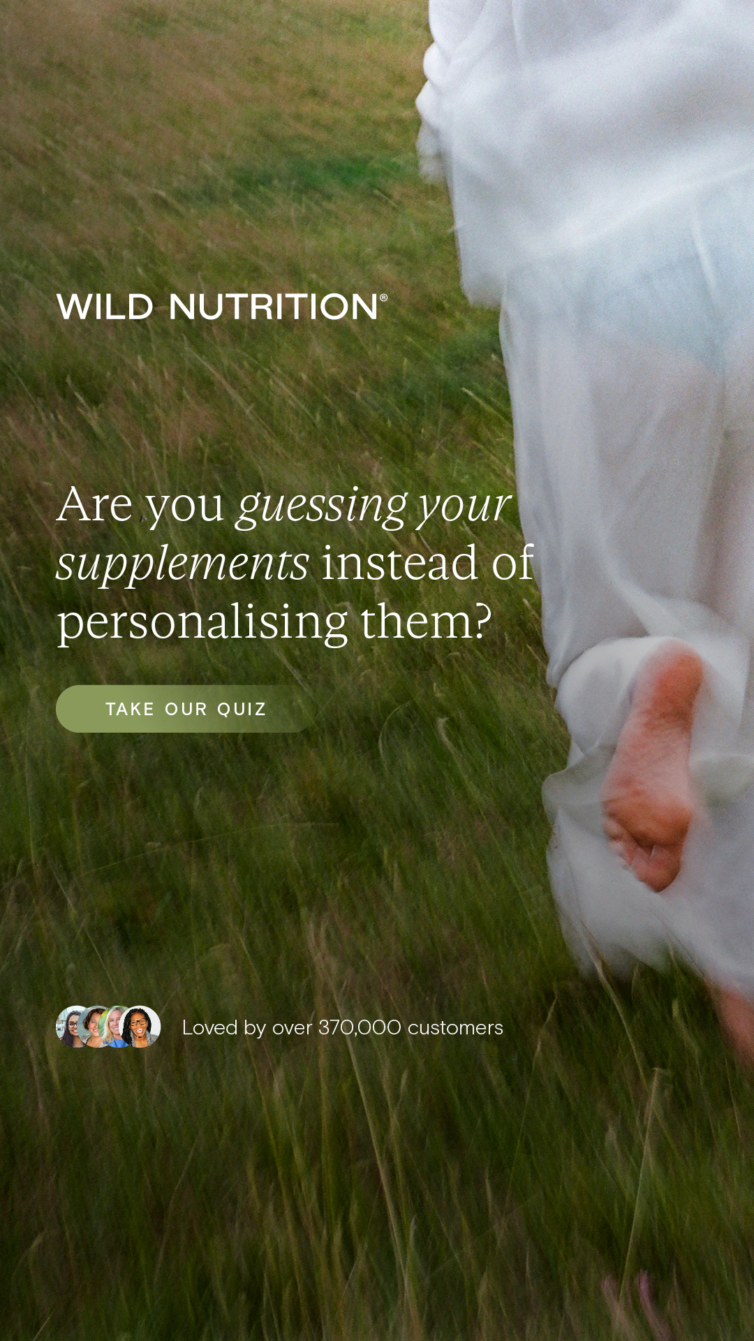Wild Nutrition Facebook ad
