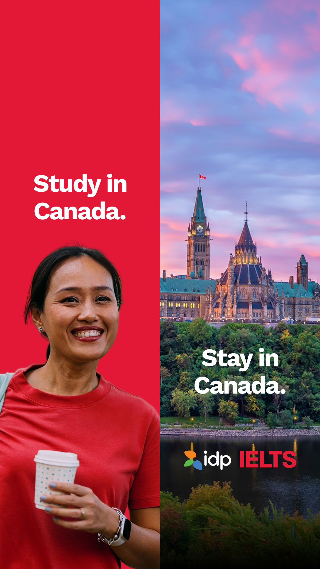 IELTS by IDP Facebook ad