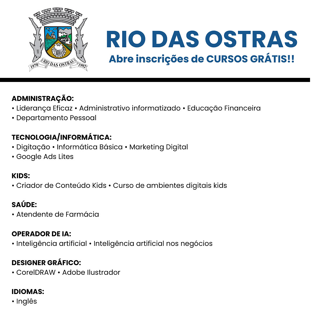 Vitrine de cursos Facebook ad