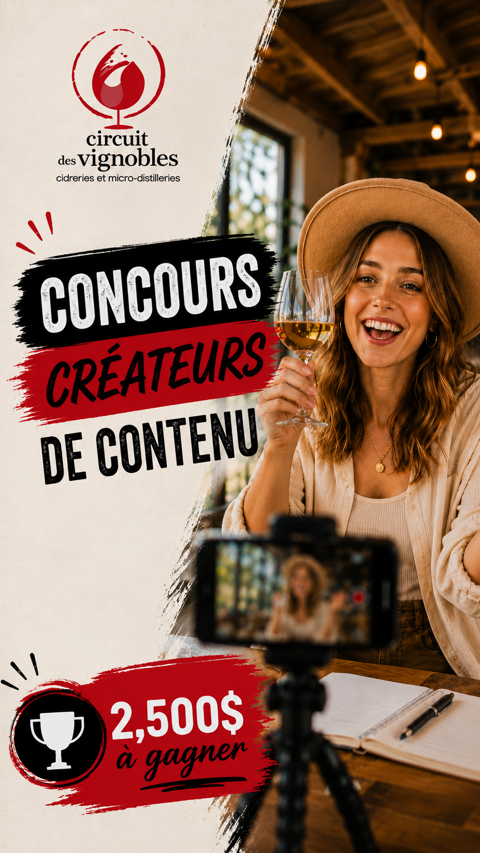 Circuit des Vignobles Facebook ad from Jun 12, 2026