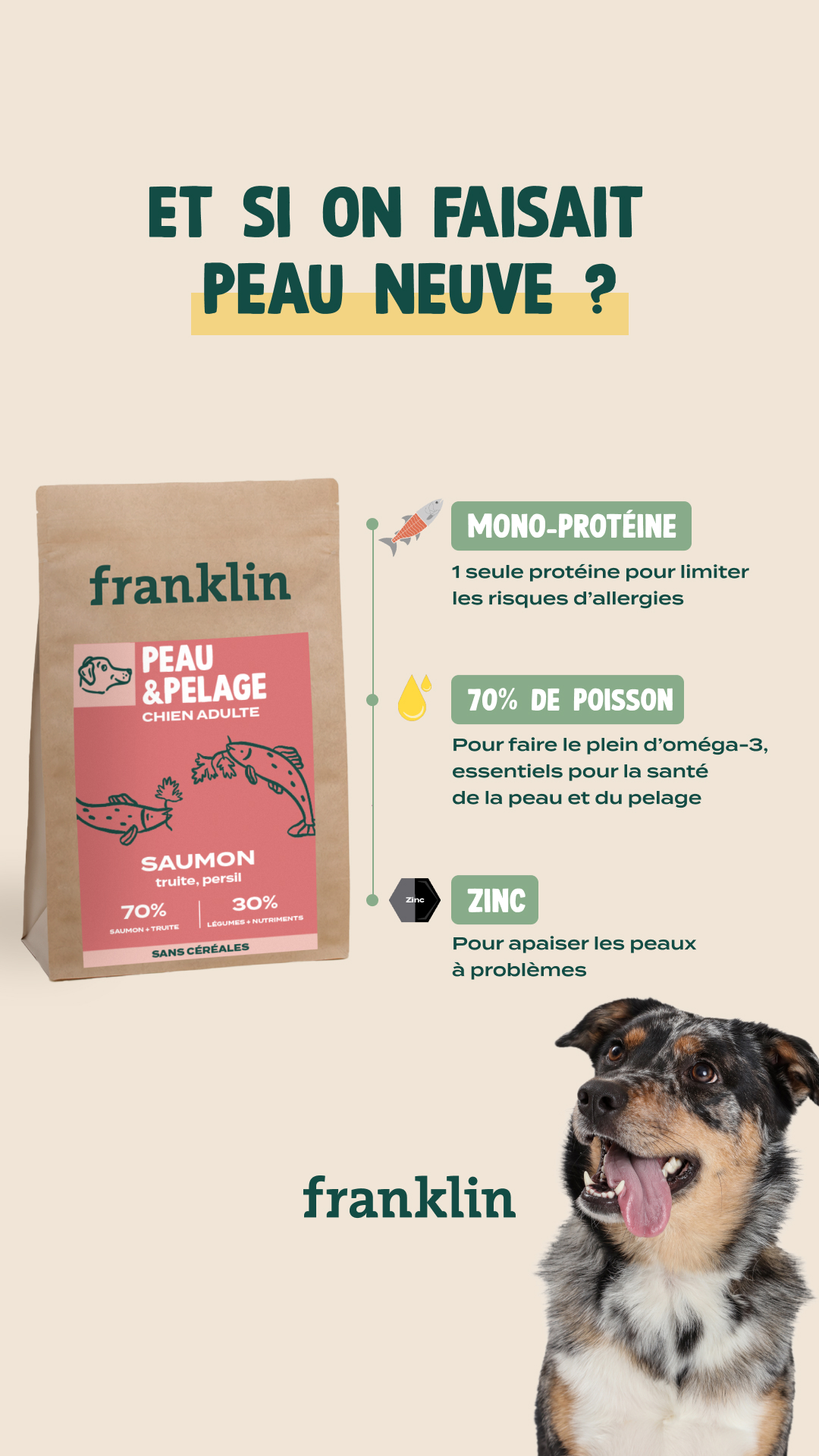 Franklin Pet Food Facebook ad