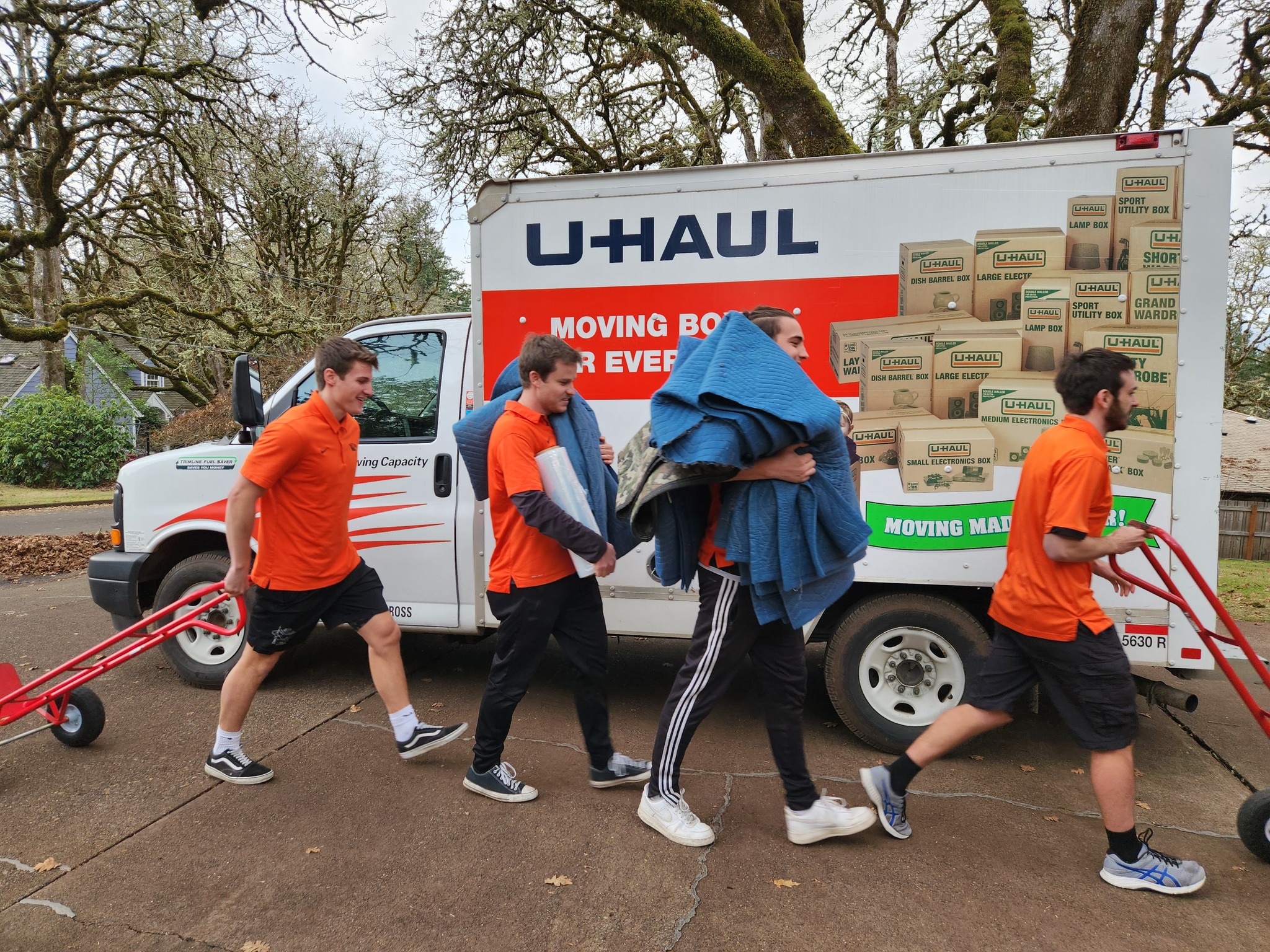 Beaver Town Movers Facebook ad: The trusted local moving labor service for Corvallis.