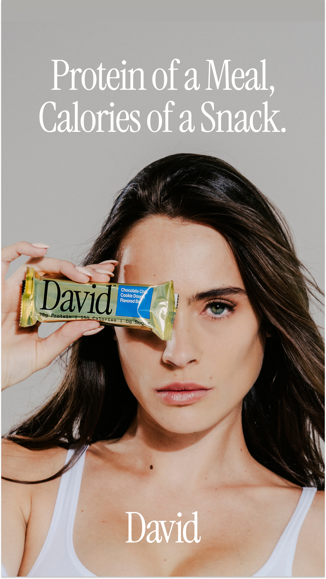 David Protein Facebook ad