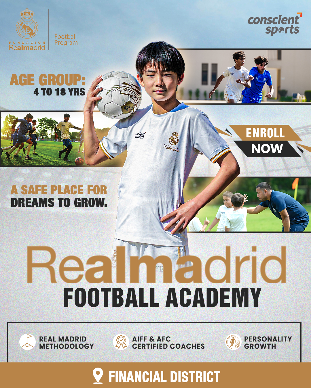 RMF India - Partner Conscient Sports Facebook ad