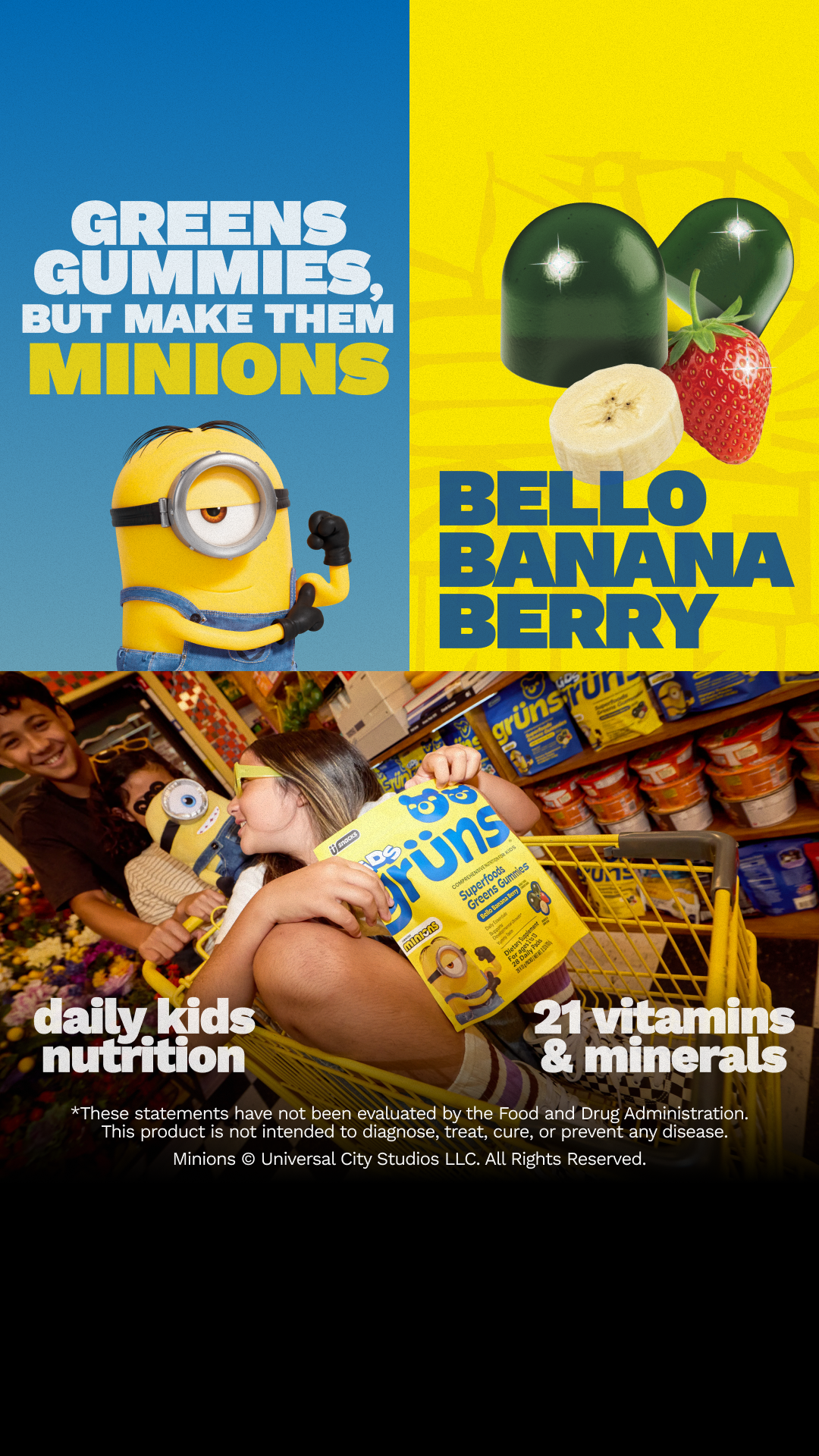 Grüns Kids Facebook ad