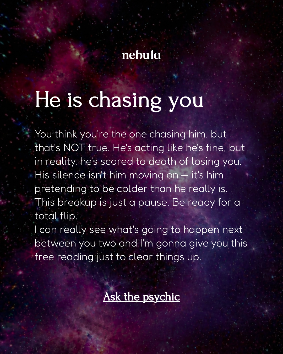 Your Relationship Advisor Facebook ad