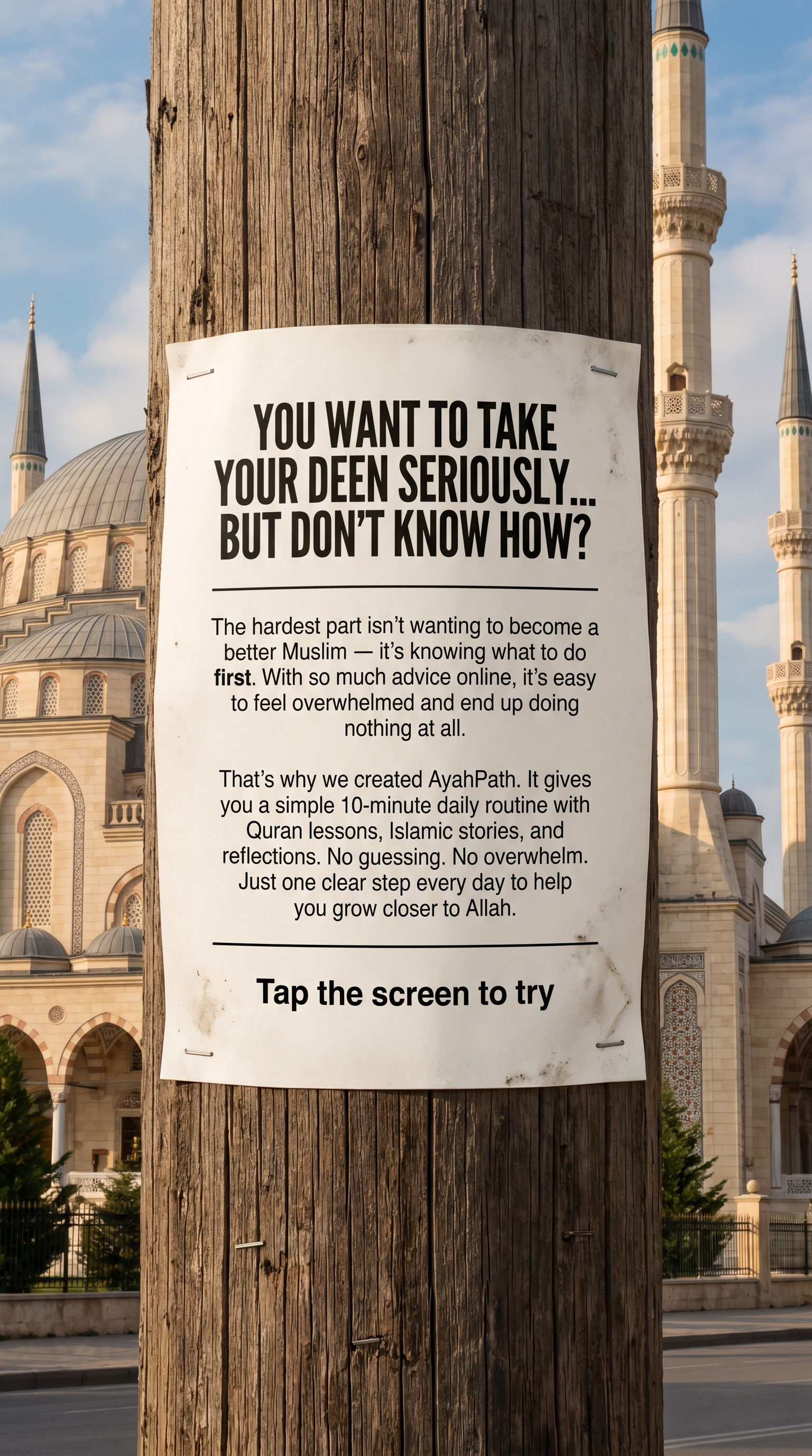 Imam Advice Daily Facebook ad