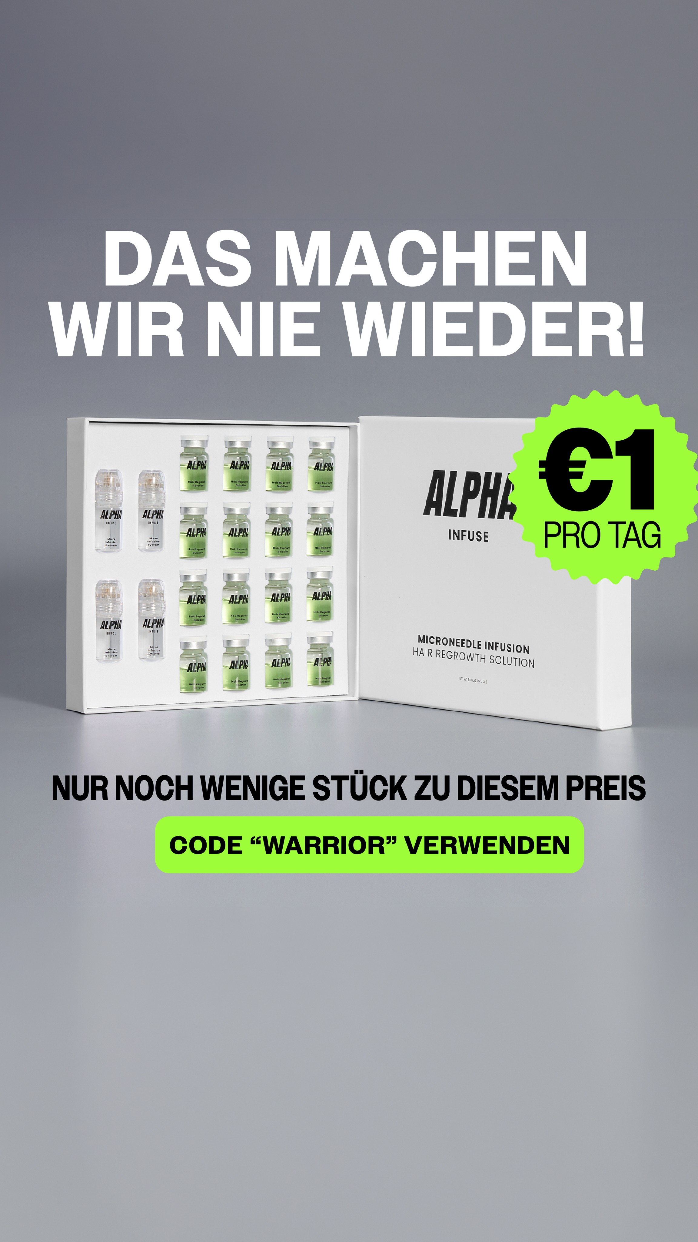 AlphaInfuse Facebook ad