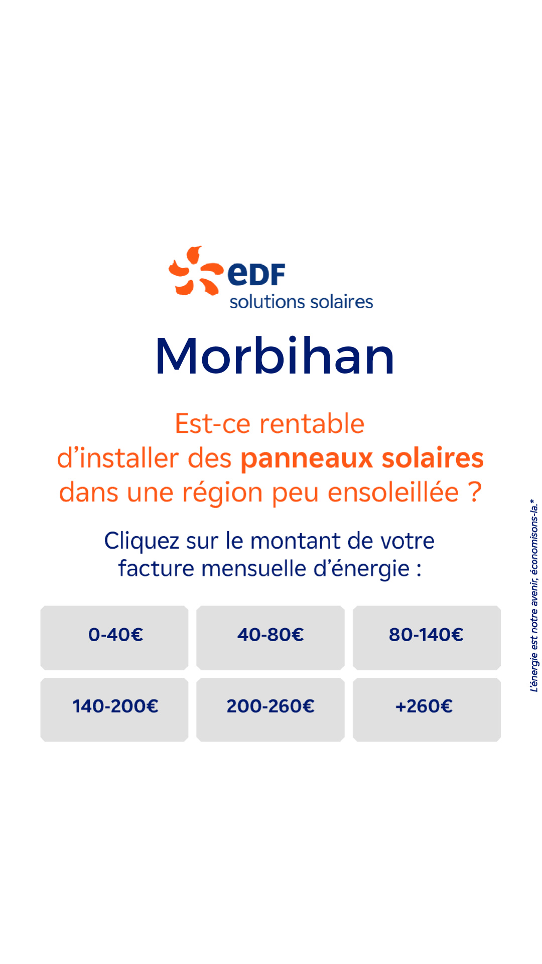 Mes offres EDF solutions solaires Facebook ad