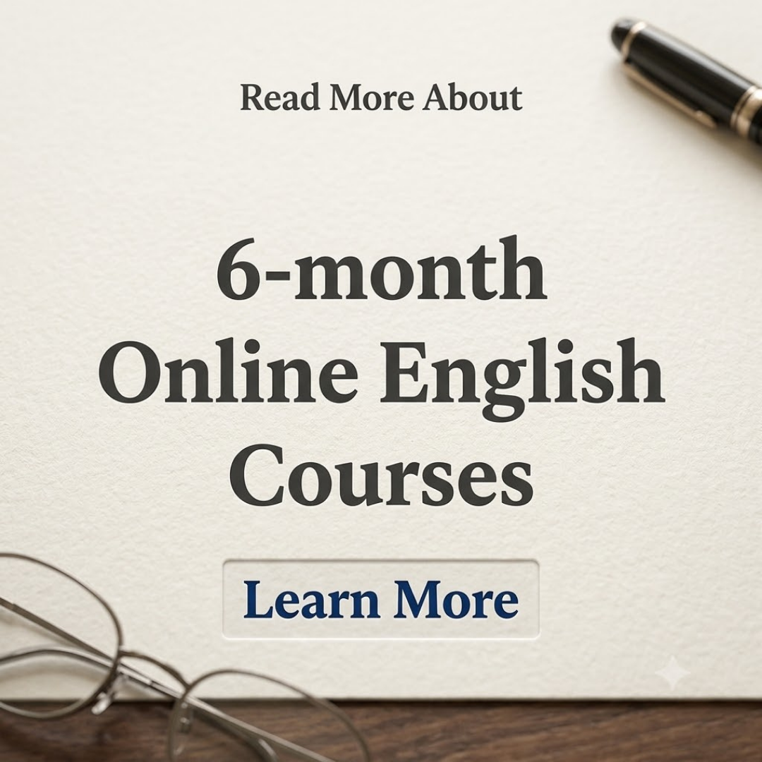 TotalityTalks Facebook ad: Explore information on 6-month online English