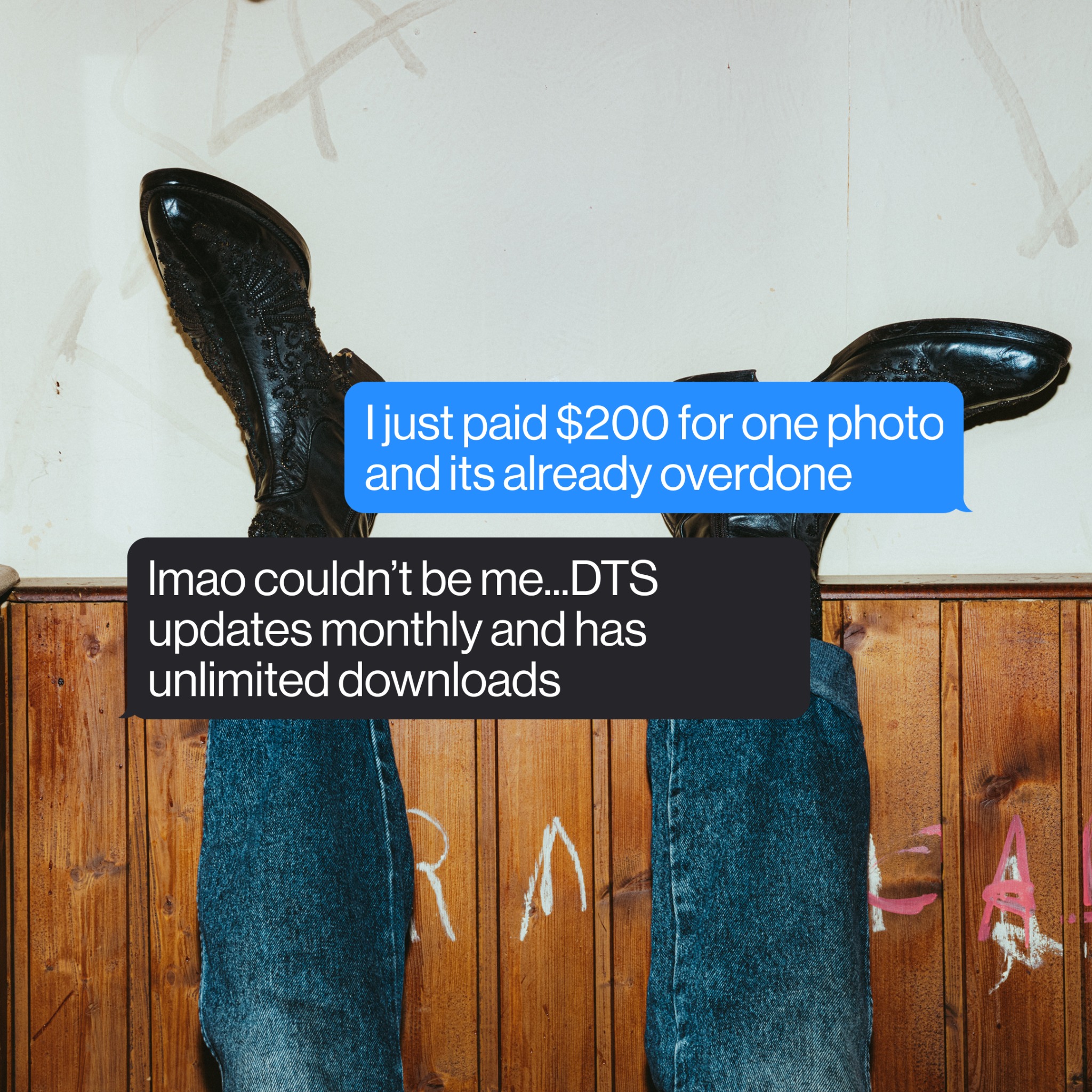 Death to Stock Facebook ad