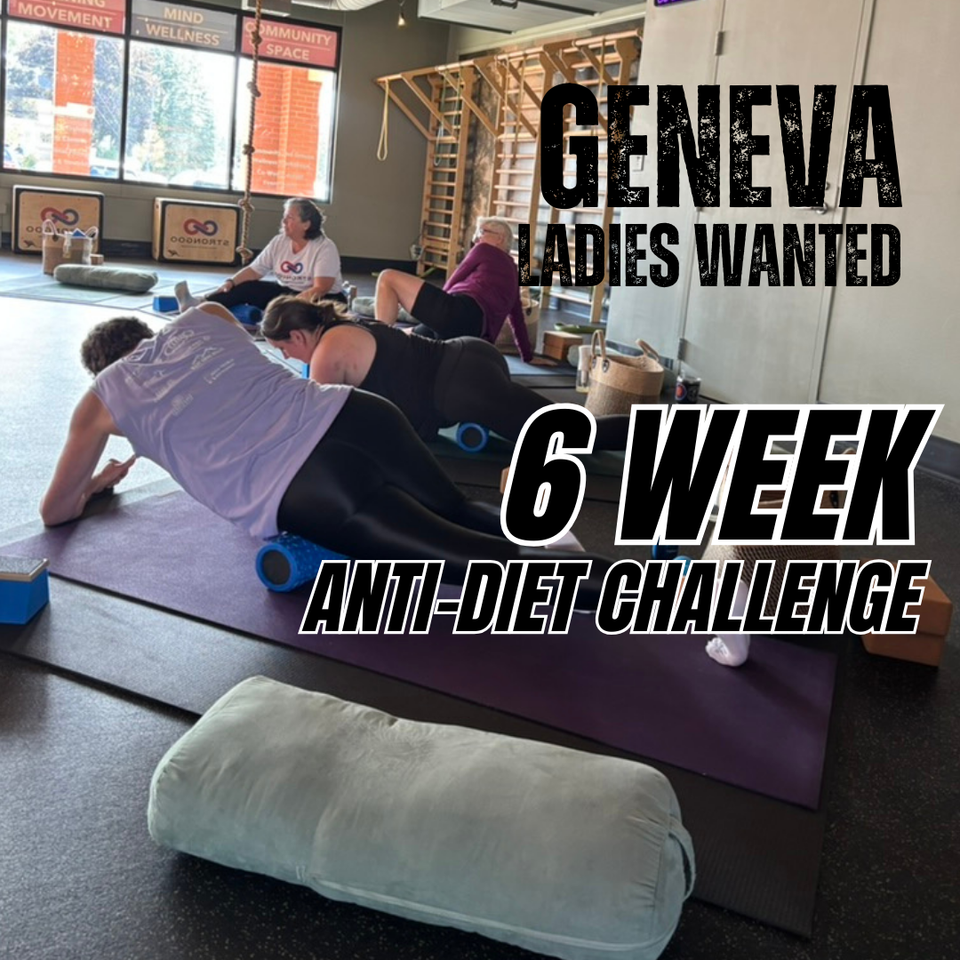 Strongoo Facebook ad: 6-Week Anti-Diet Challenge