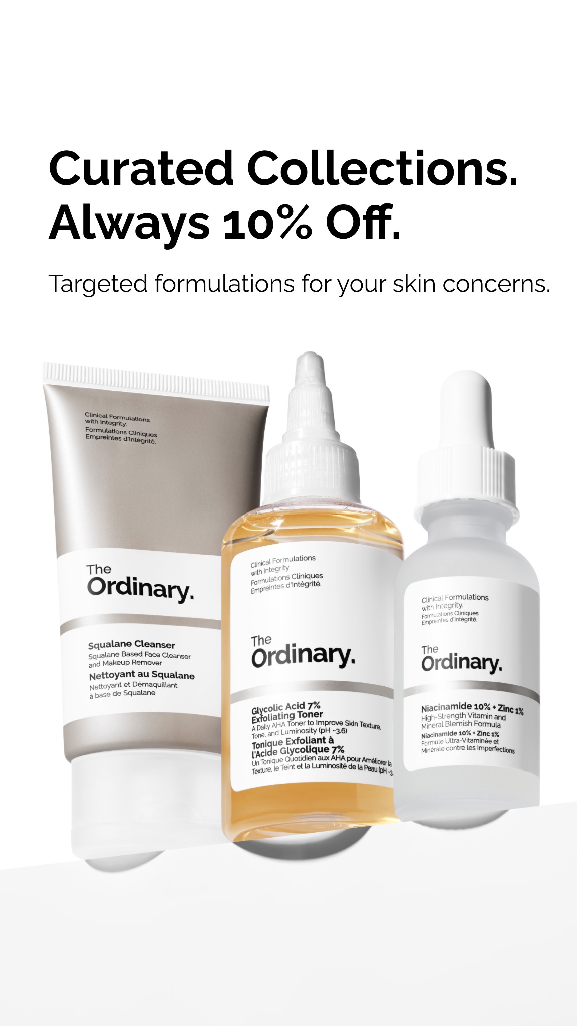 The Ordinary Facebook ad