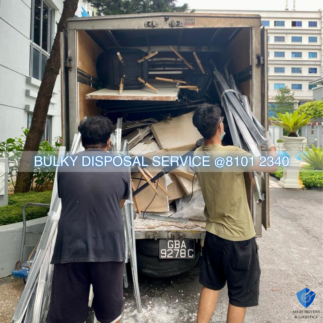 Aegis Movers & Logistics Facebook ad: Getting rid of your Junk such as old…