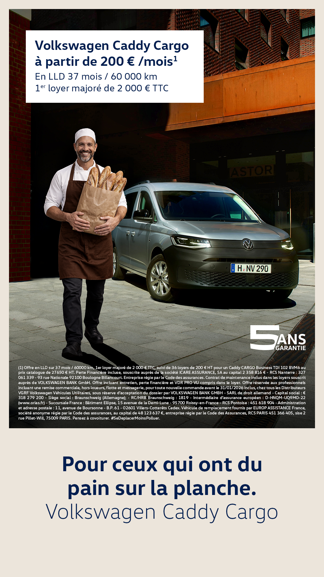 Volkswagen Villemomble Facebook ad from Feb 6, 2026