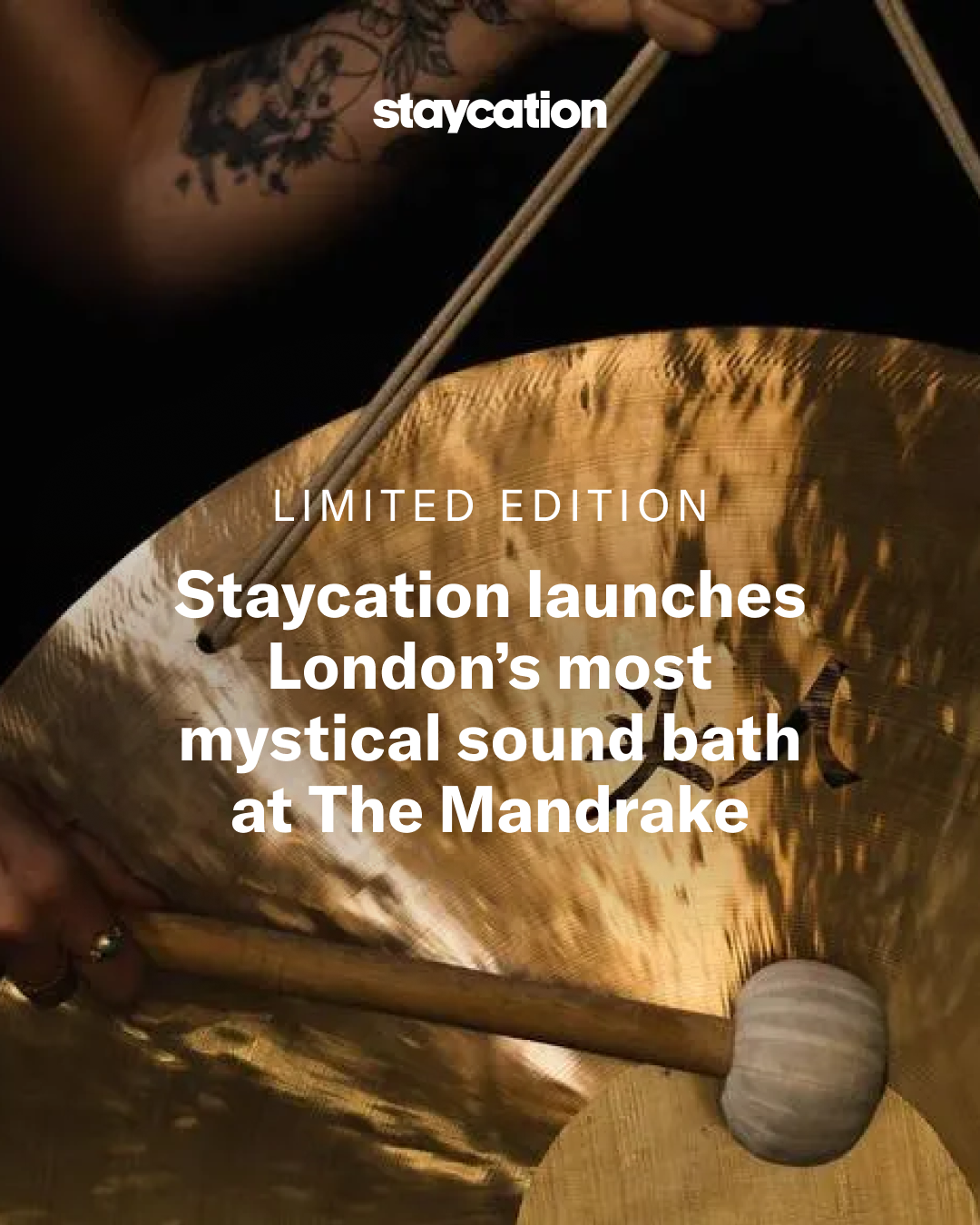 Staycation Facebook ad