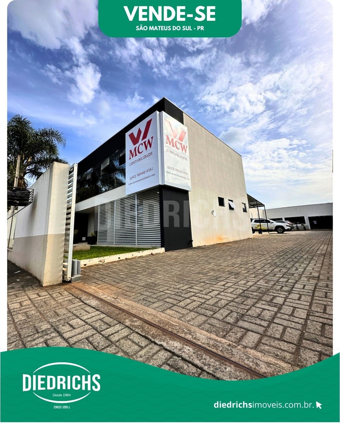 Diedrichs Imóveis Facebook ad: Excelente oportunidade, PRÉDIO COMERCIAL EM SÃO MATEUS DO…