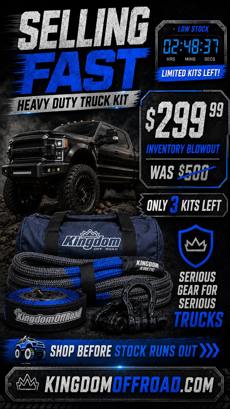 Kingdom Offroad Facebook ad from Jul 13, 2026