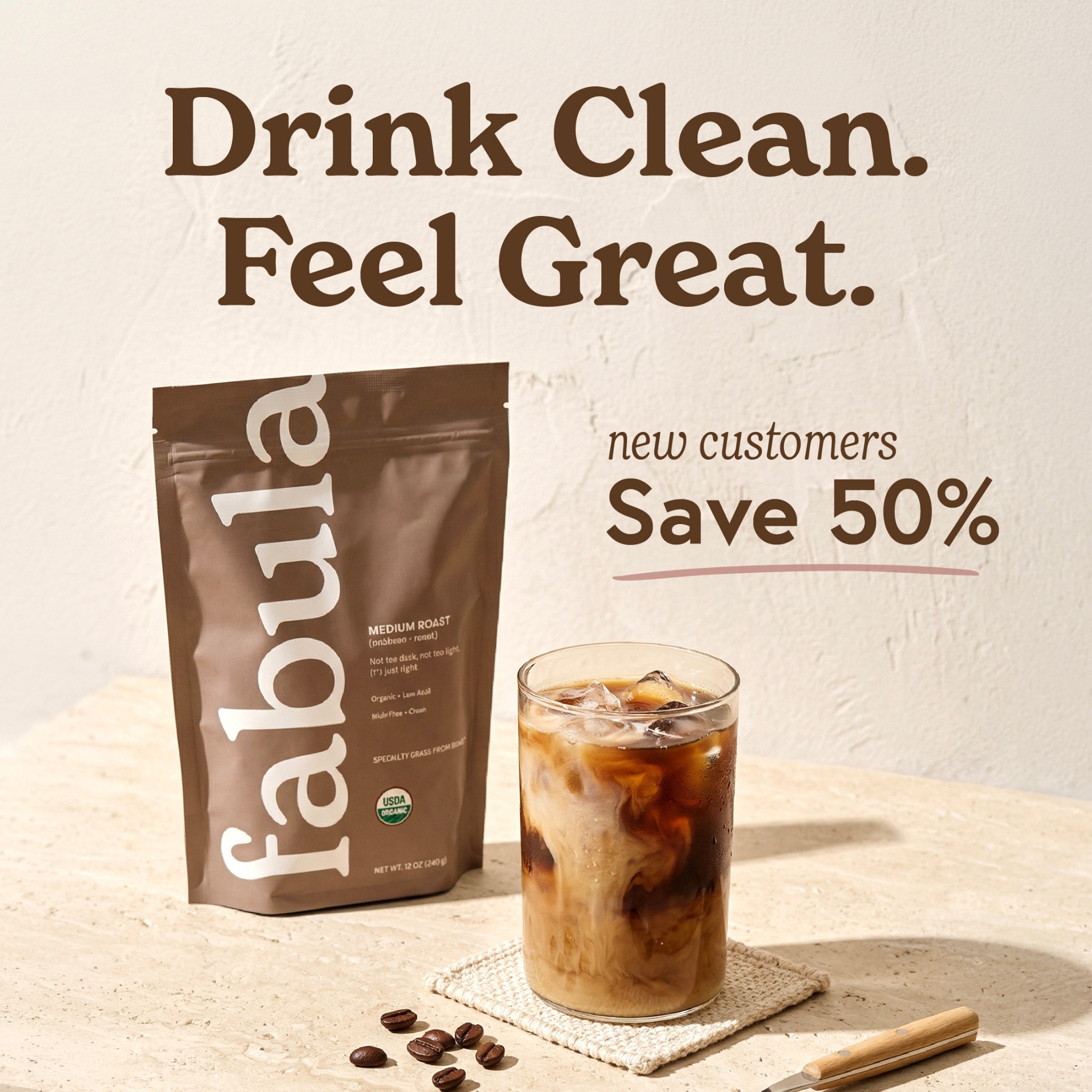 Fabula Coffee Facebook ad