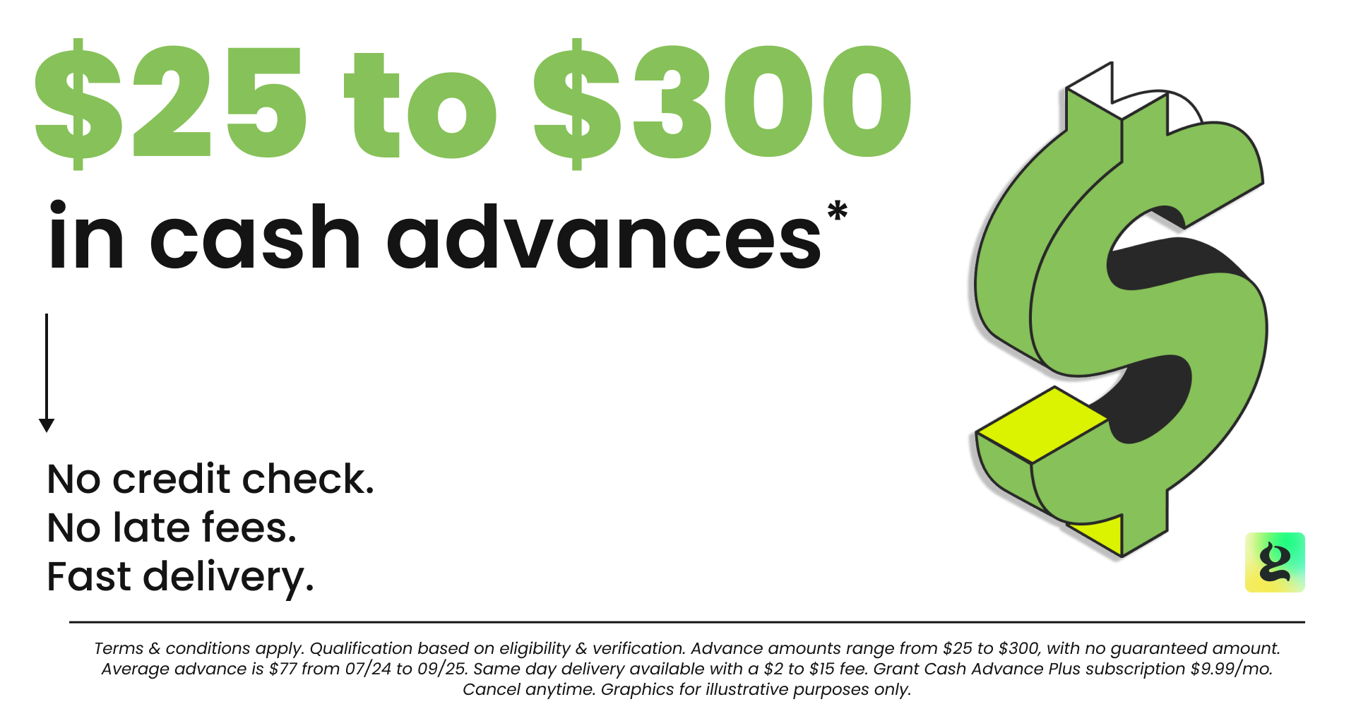 Grant Cash Advance Facebook ad from Jun 17, 2026