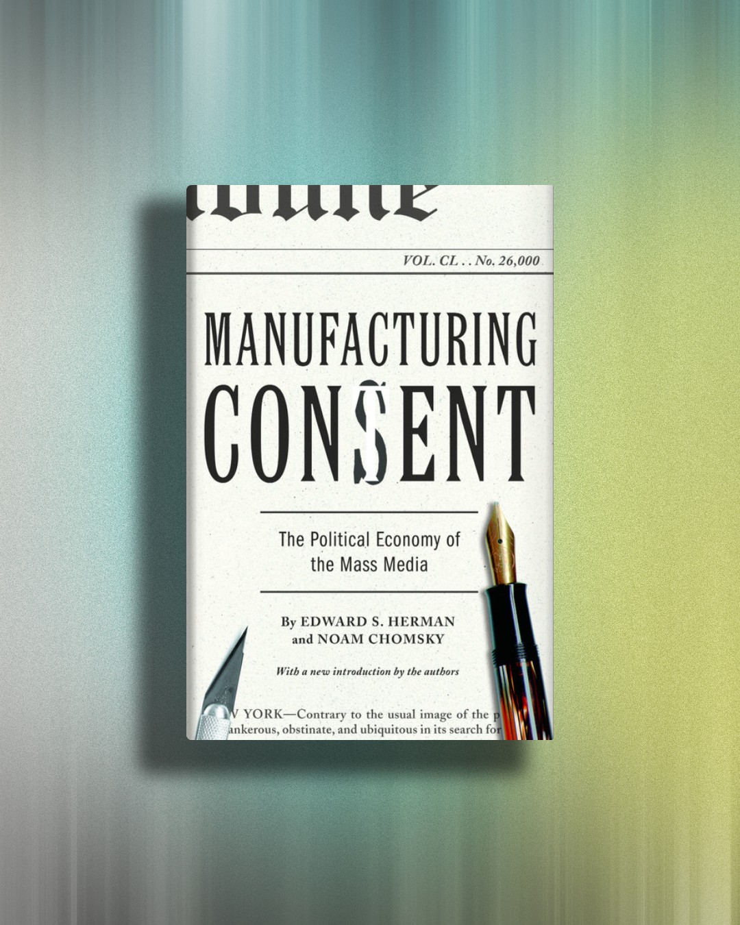 Pantheon Books Facebook ad: Who controls the news?