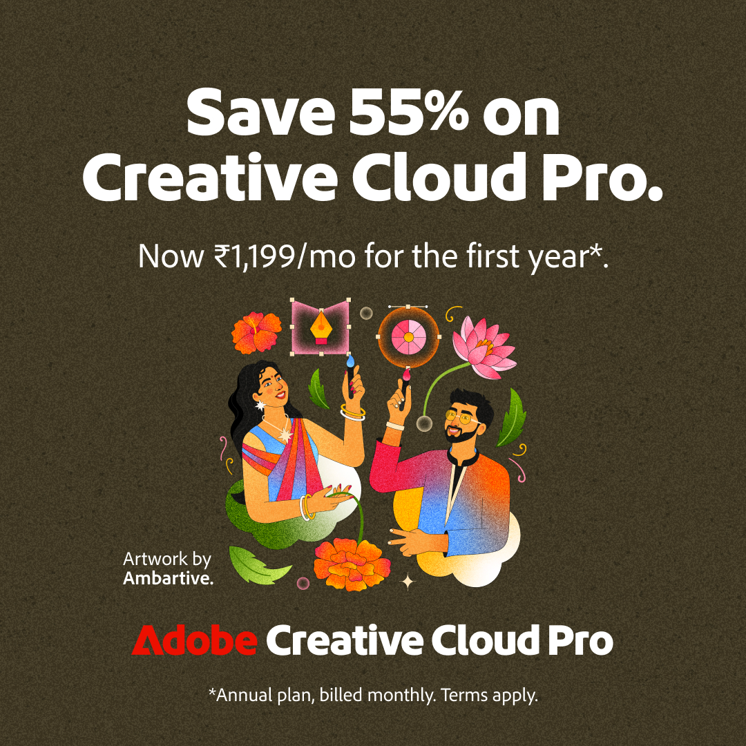 Adobe Creative Cloud Facebook ad