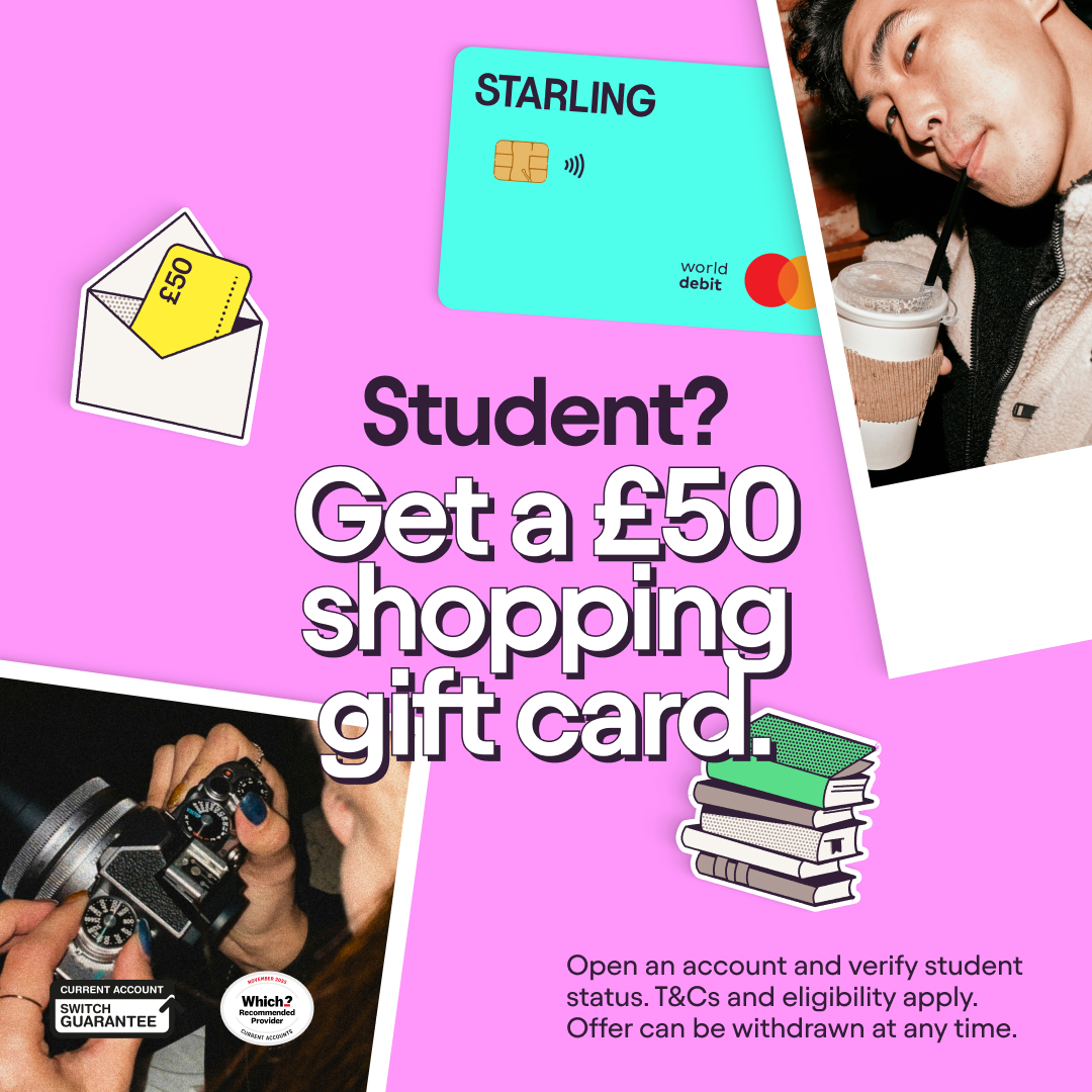 Starling Bank Facebook ad