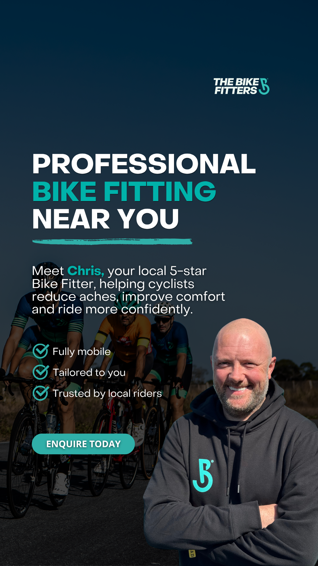 The Bike Fitters Facebook ad
