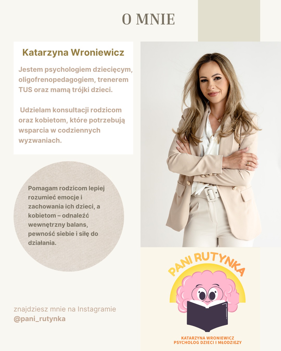 pani_rutynka Facebook ad: Cześć! Miło mi Cię tu gościć.