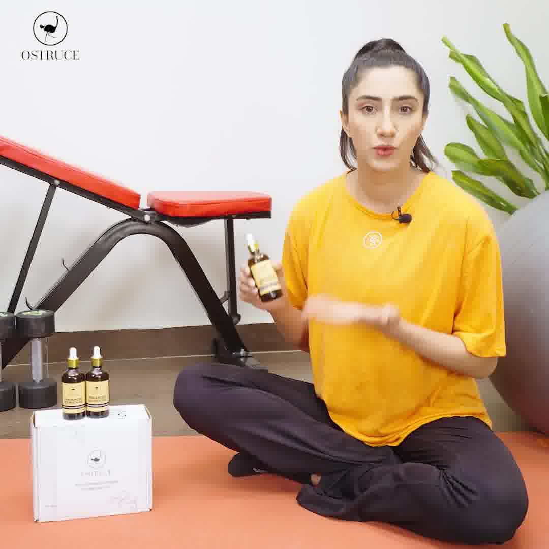 Ostruce Facebook ad: 100% Natural Pain Relief Oil