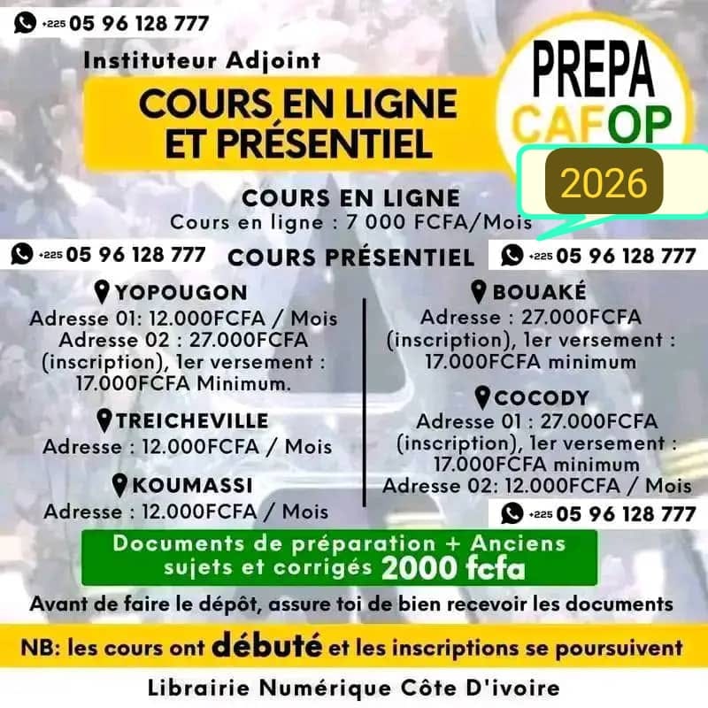 Libraire numérique côte D'Ivoire Facebook ad: 𝗖'𝗲𝘀𝘁 𝗺𝗮𝗶𝗻𝘁𝗲𝗻𝗮𝗻𝘁 𝗾𝘂'𝗶𝗹 𝗳𝗮𝘂𝘁…