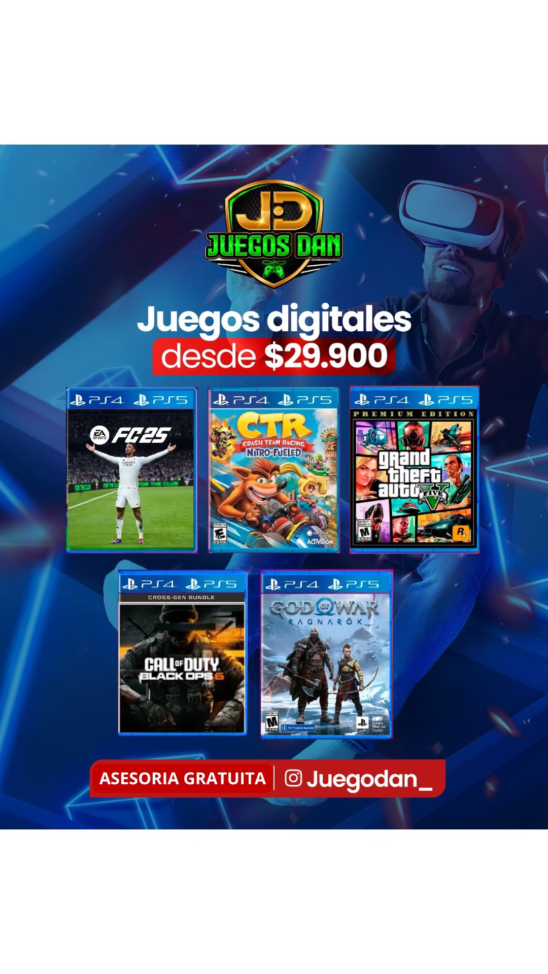 Juegos Digitales Facebook ad from May 12, 2026