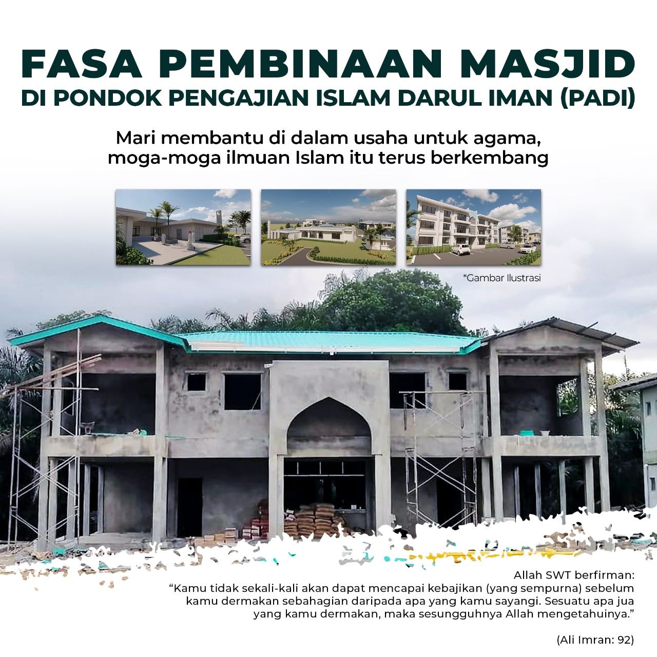 Pondok Penggajian Islam Darul Iman Facebook ad: Tambah Saham Pahala Berterusan.