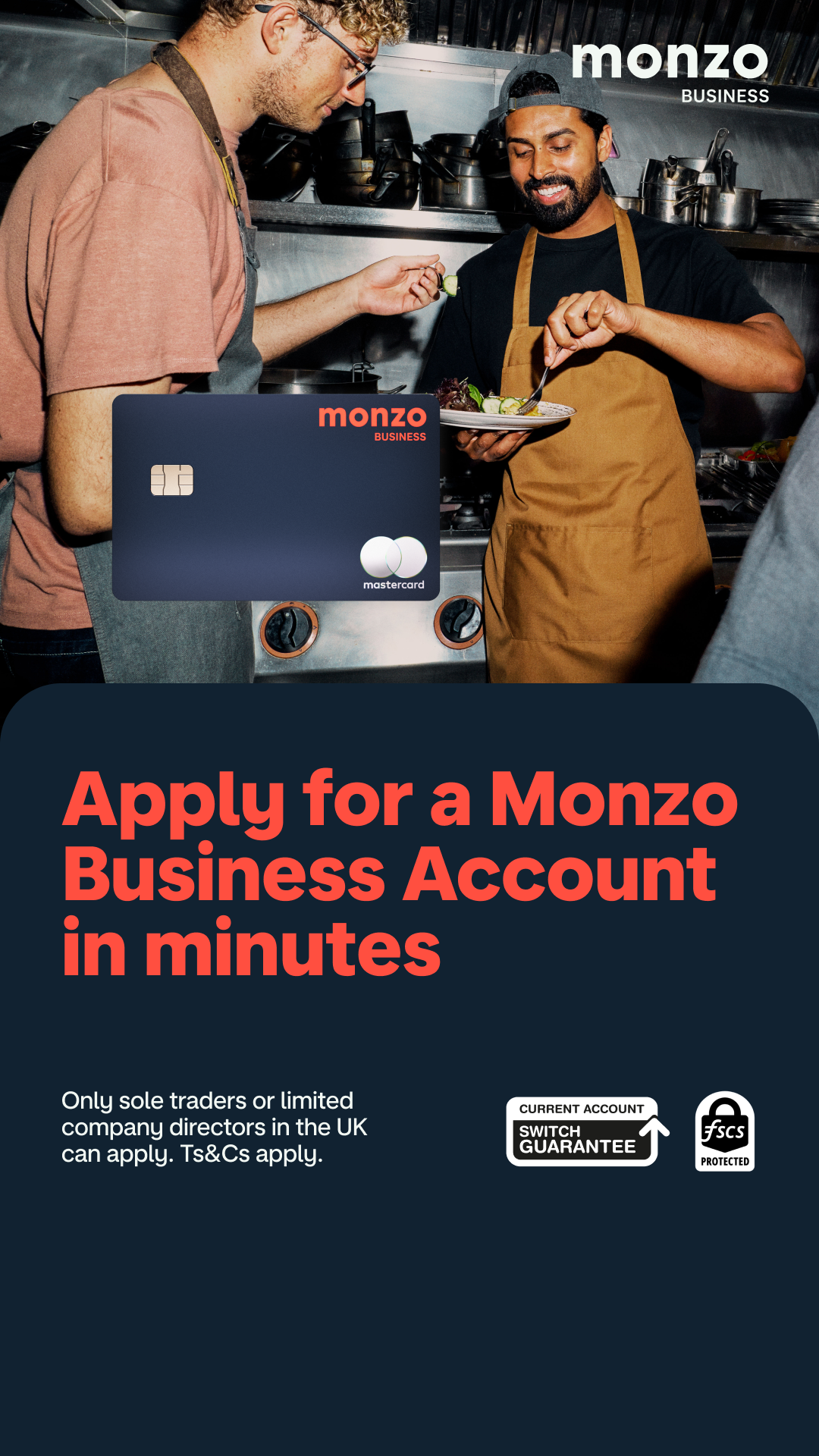 Monzo Facebook ad