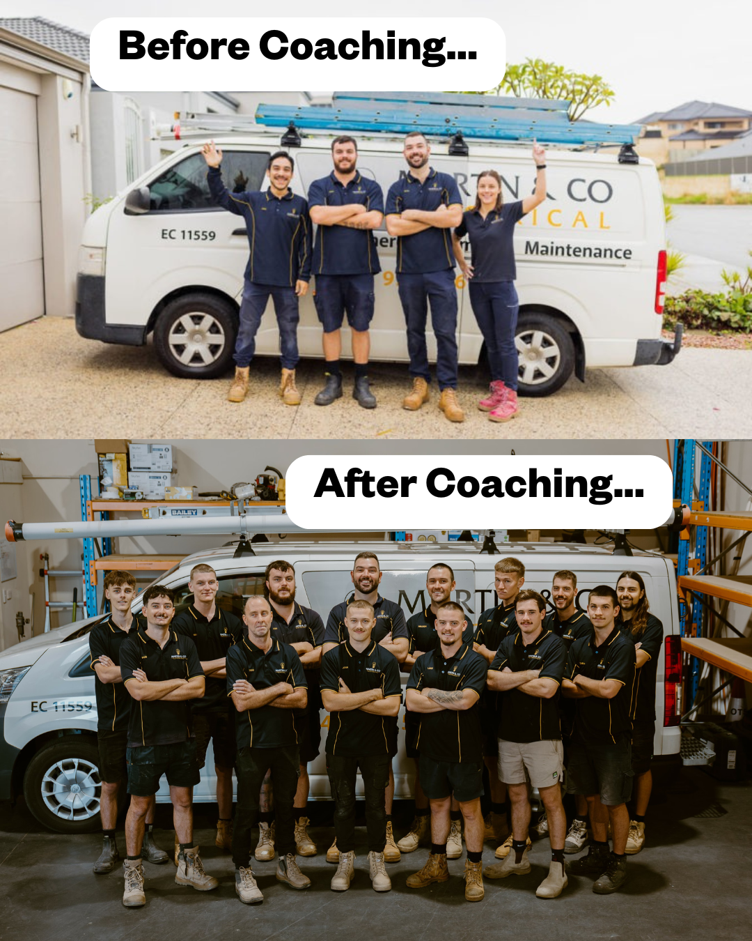 UpScale Tradie Business Coaching Facebook ad