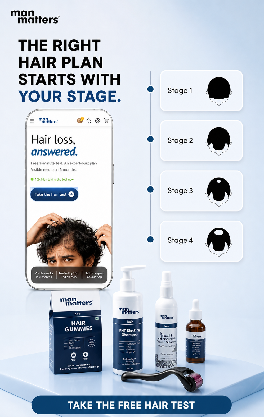 Hair Matters by Man Matters Facebook ad