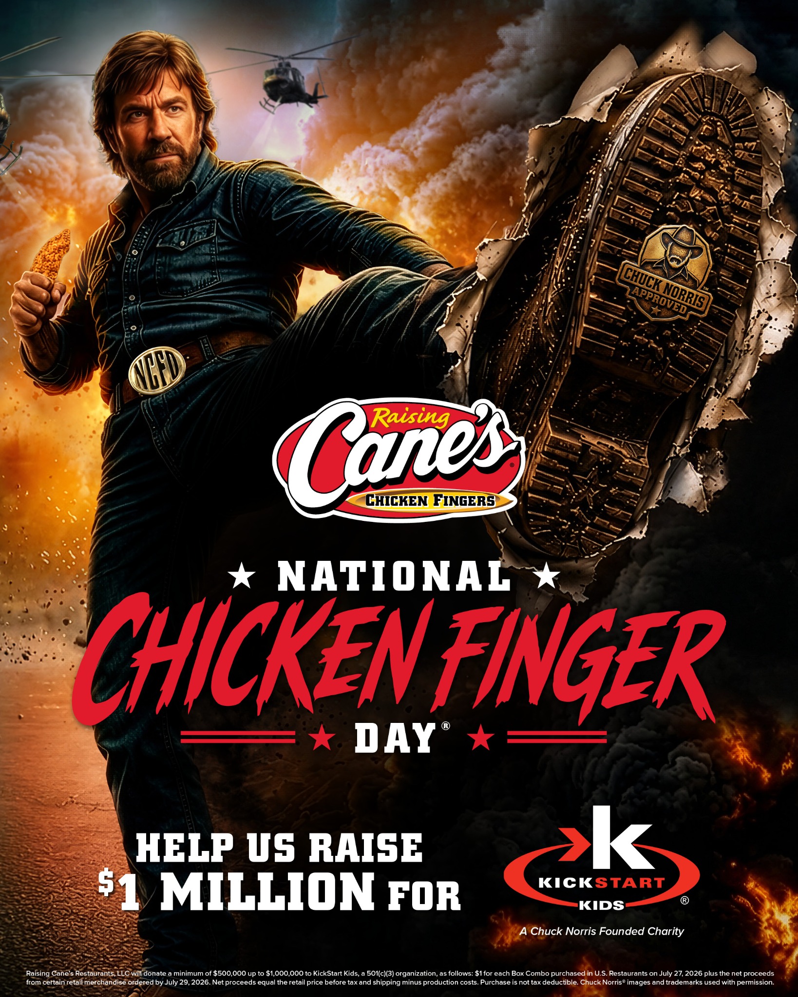 Raising Cane's Facebook ad