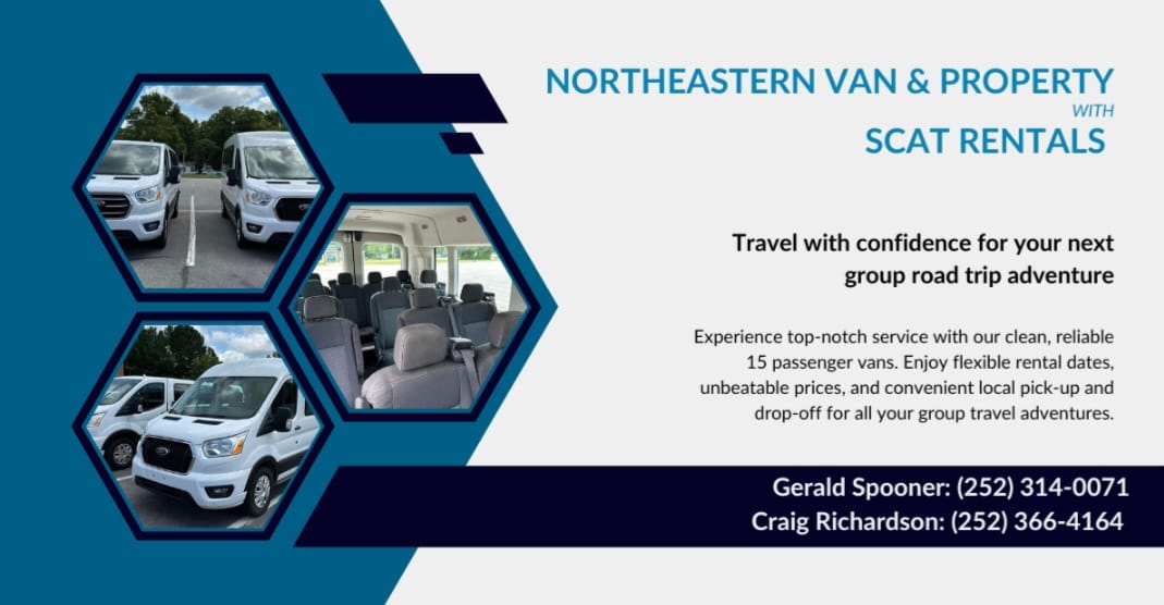 Northeastern Van & Property Rentals  Facebook ad