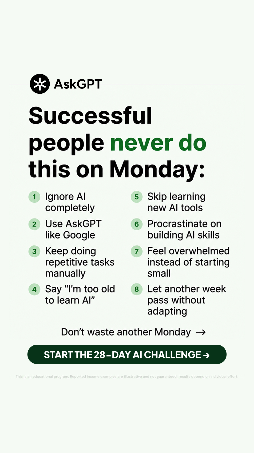 Tyler Moss Facebook ad: Try Now
