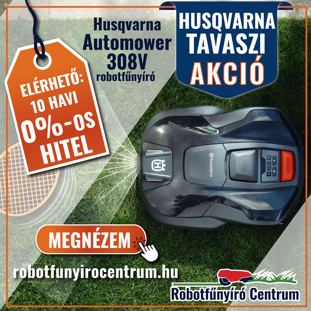 Robotfűnyíró Centrum Facebook ad: DÜBÖRÖG A HUSQVARNA AKCIÓ!