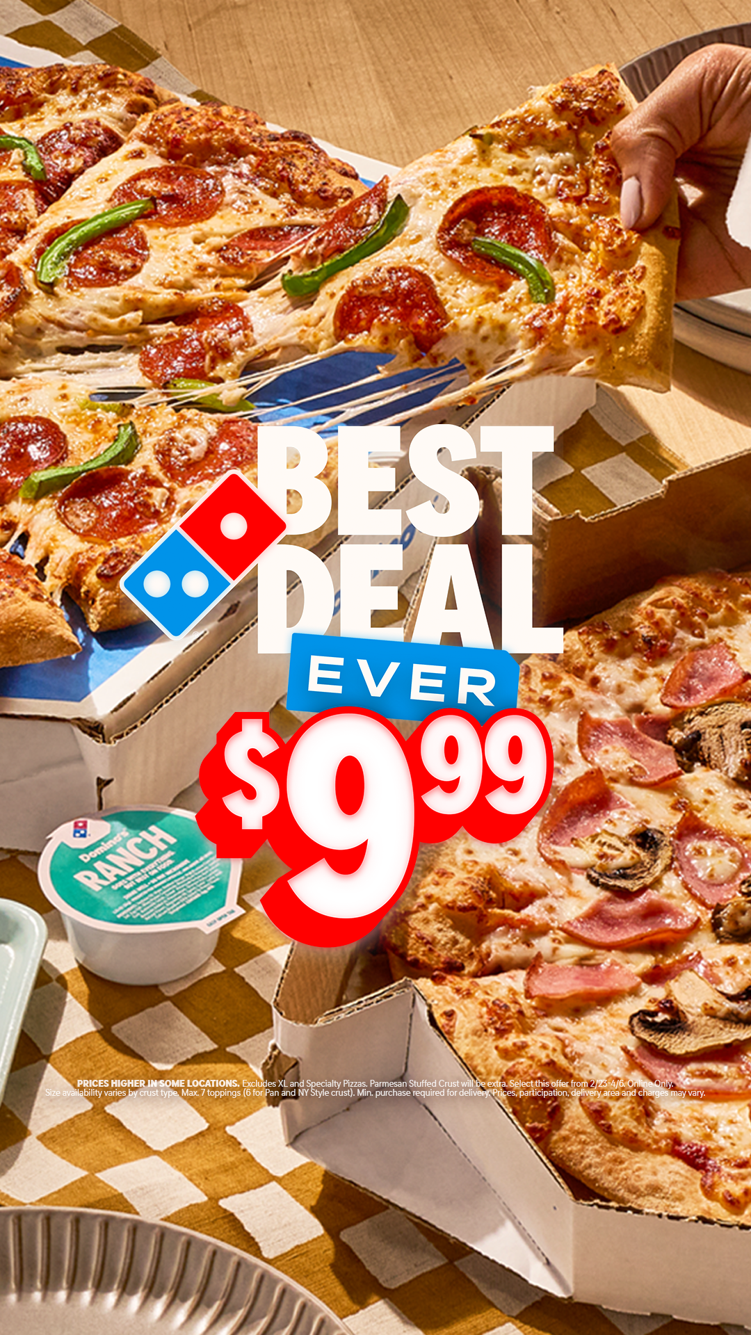 Domino's Pizza Facebook ad